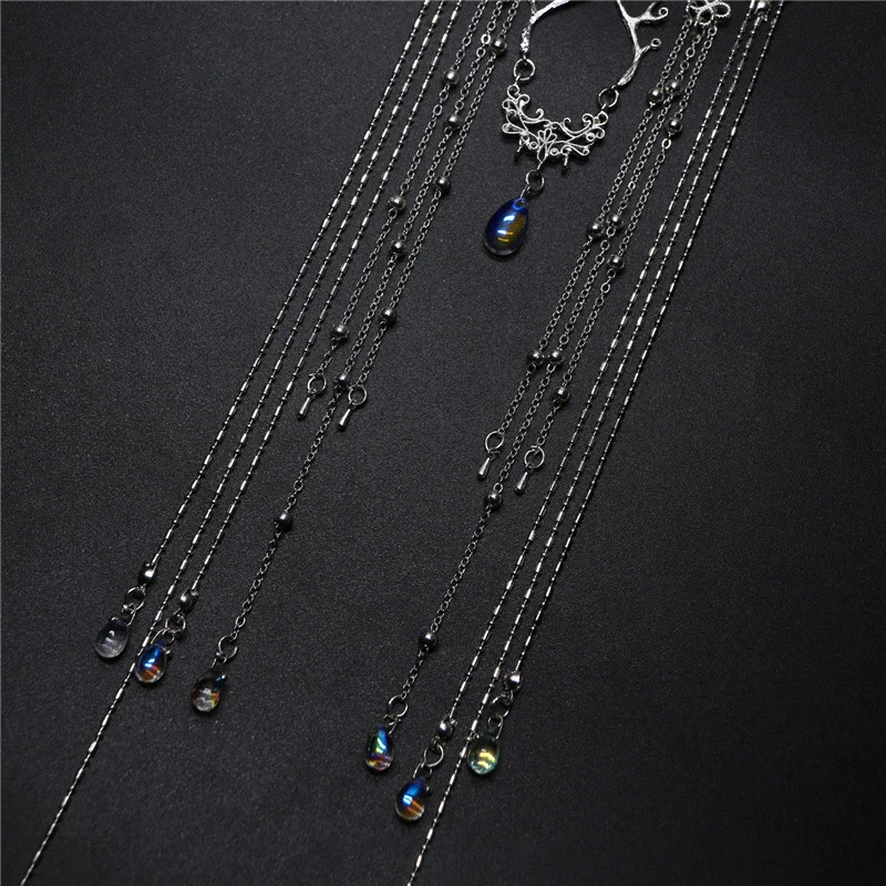 Украшения для волос блестящая цепочка головы искусственная повязка в китайском