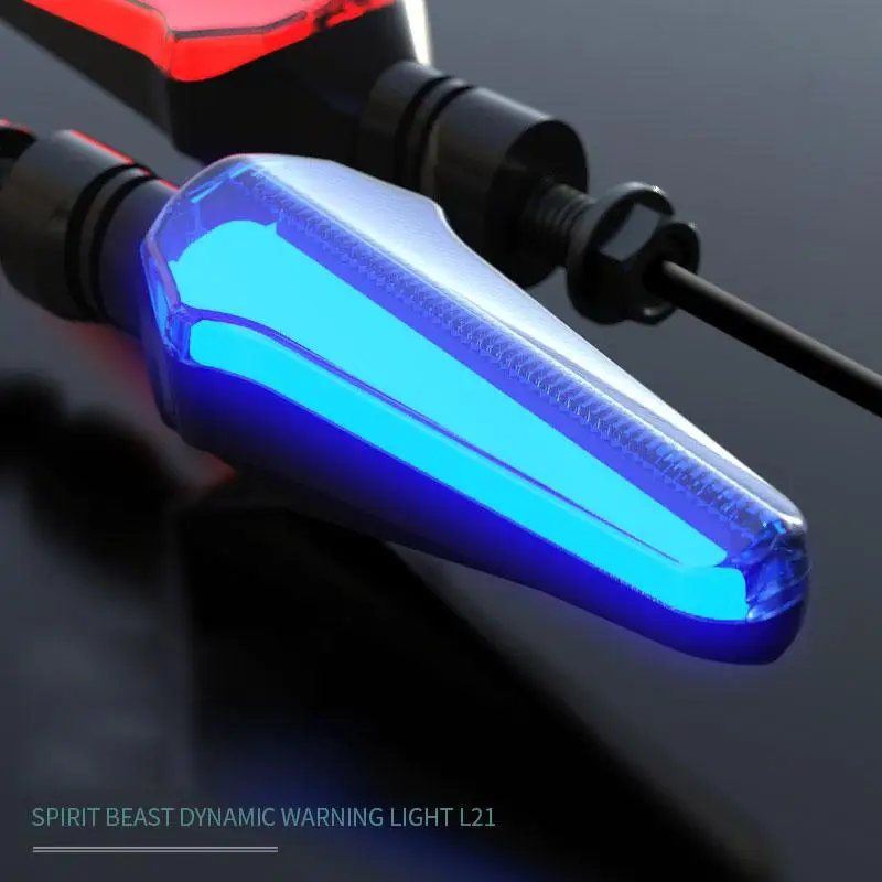 

1 Pair Gsx250 Motorcycle Turn Signal Led Warning Light Left Right Highlight Bulb Waterproof Modification Accessories DC12V