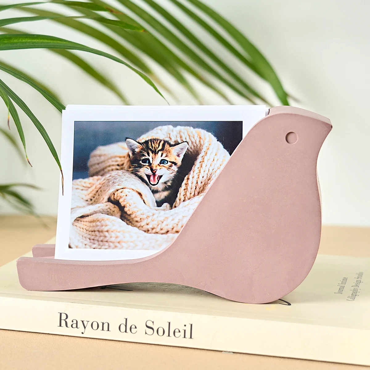 DIY держатель для визитных карточек в форме птицы 3D форма животного кронштейн фото