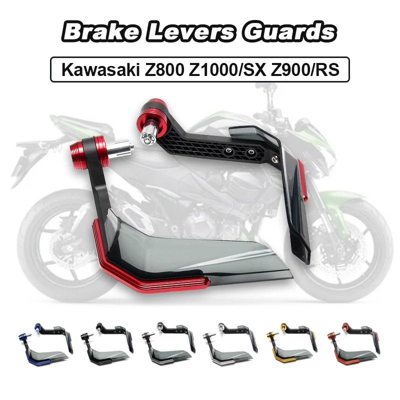 

Motorcycles CNC Crash Pads Brake Clutch Levers Guards for Kawasaki Z800 Z1000/SX Z900/RS