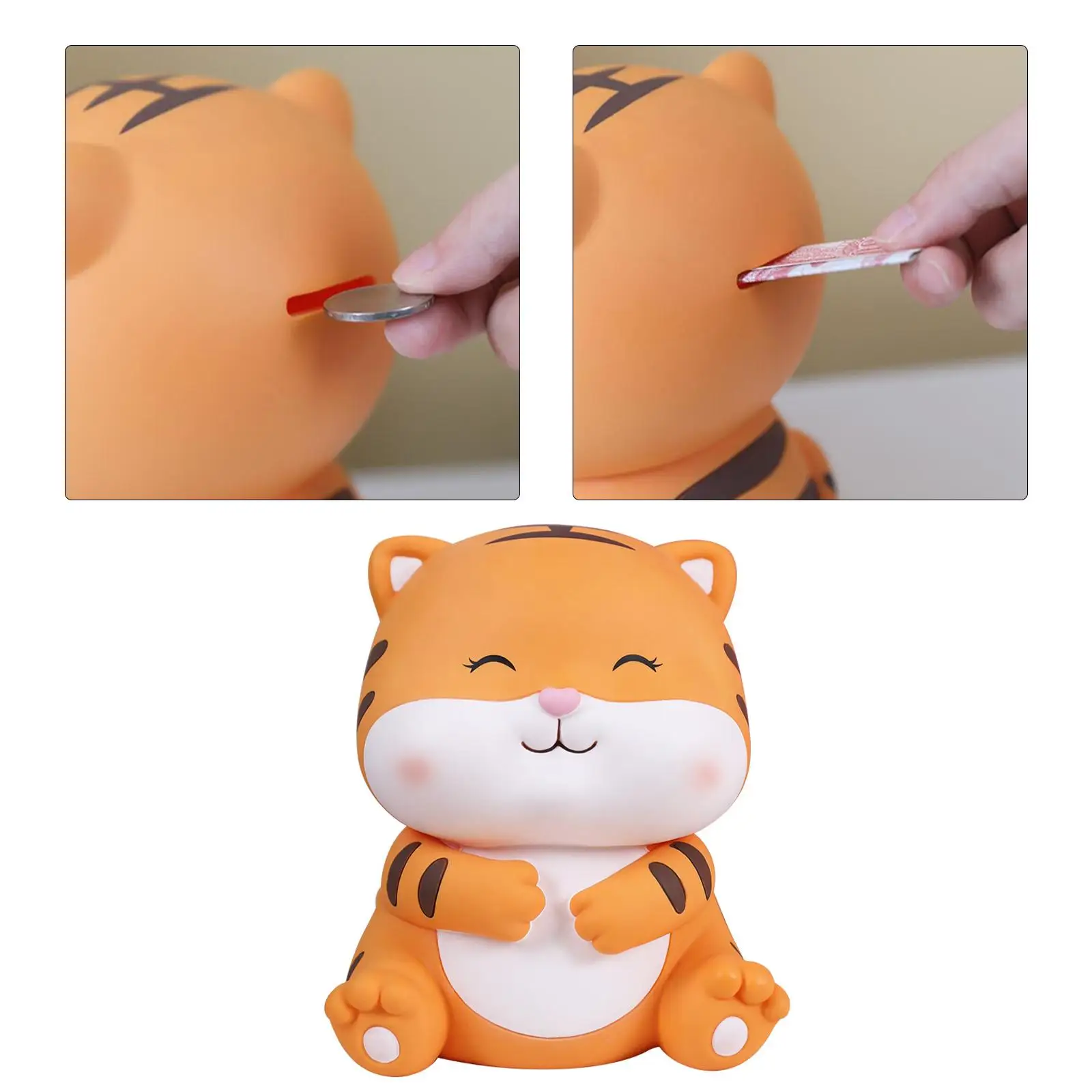 Мультяшные тигры украшение для копилки держатель монет персонаж животного