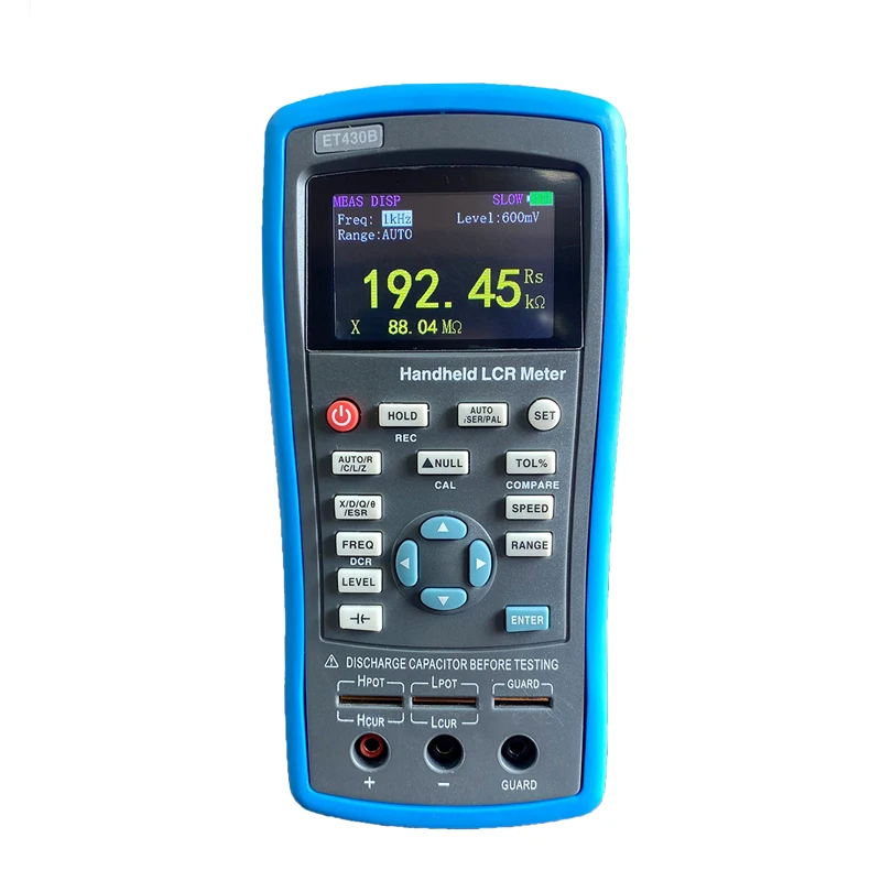 

10k Hz hand-held digital LCR meter with USB interface ET1080A