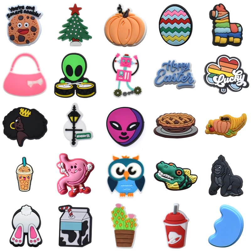 

Kids Decorations for Crocs Women Charm Wholesale Bulk Para Pins Men Shoe Charms Boy Packs Shoes Accessories Gifts Set Jeans Girl