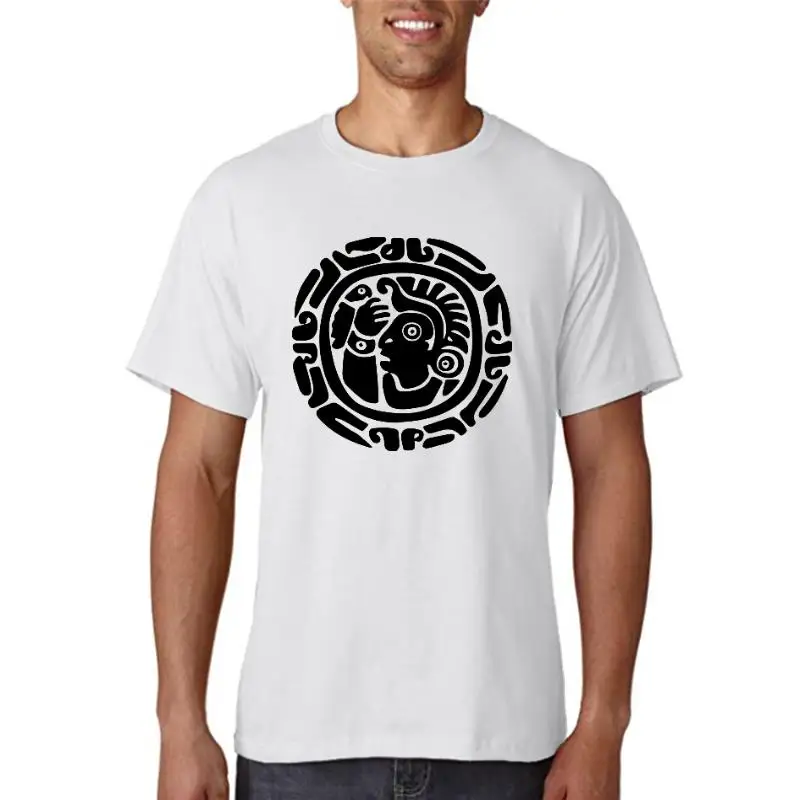 

Футболка унисекс с символом ацтека, дизайнерская футболка с боковой стороны, высокое качество, подарок для нее, подарок для Него, одежда для ...