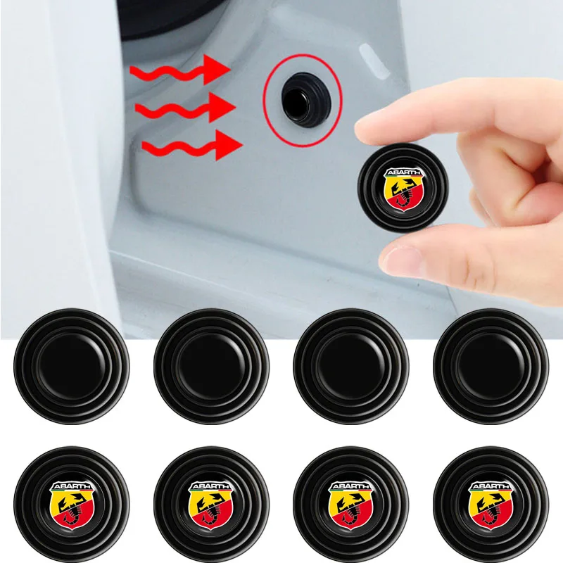 

4pcs Car Door Protection Shock Pad Sticker for Abbas Competizione Carbono Punto 124 125 500 695 OT2000 Car Stickers Accessories