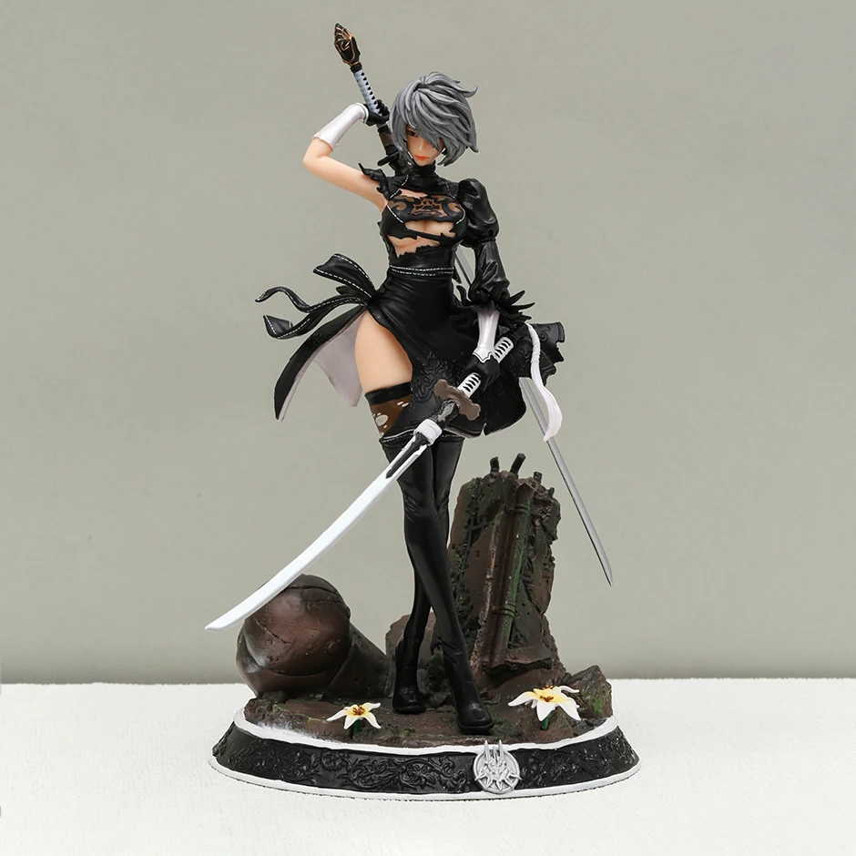 

NieR Automata 2B YoRHa No.2 Тип B декоративная фигурка охотника Статуя Коллекционная игрушка подарок