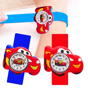 Imported Cartoon Car Watch Children Toy Kids Watches for Girls Boys Clock Baby Bracelet Gift Aircraft Dial Ch