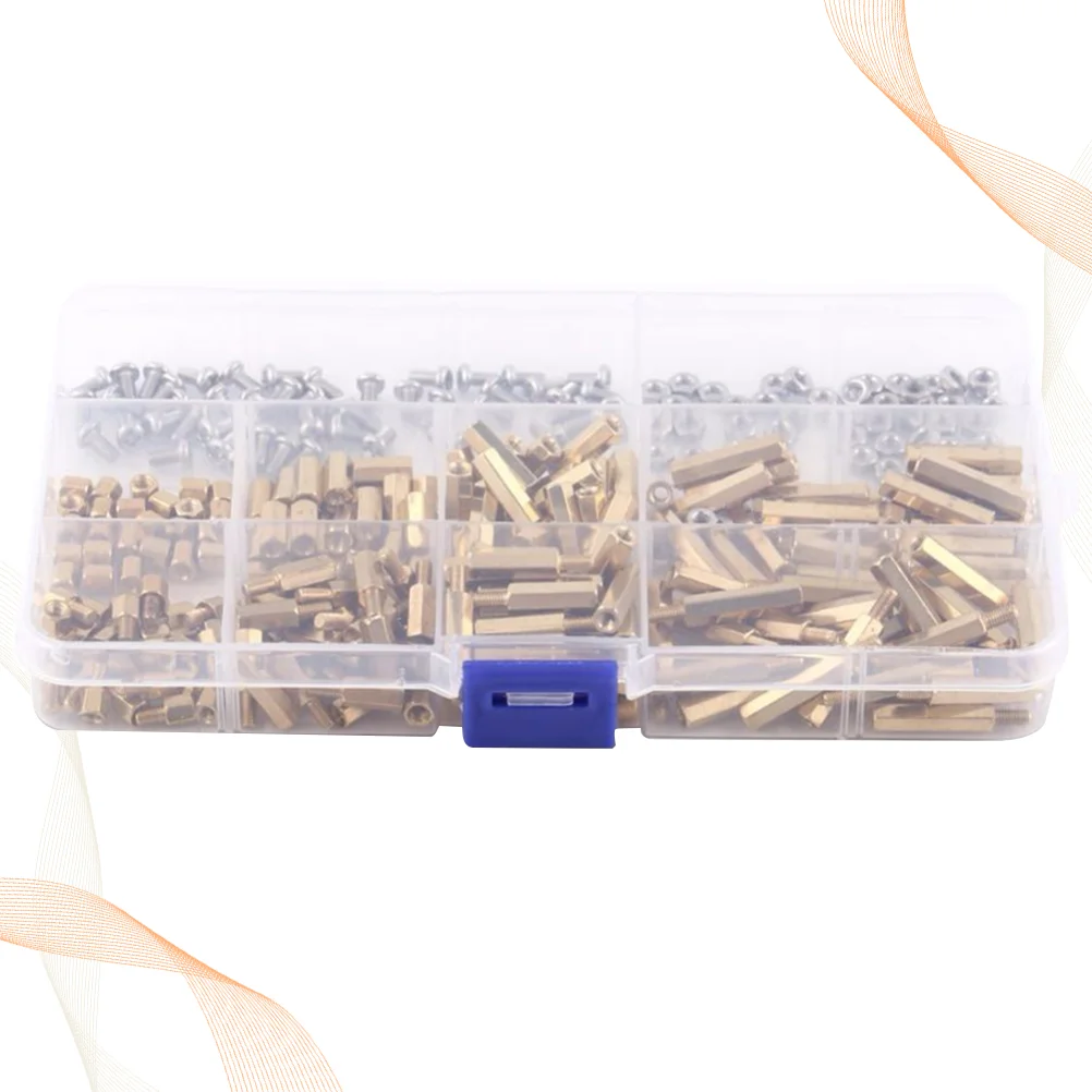 

Nylon Hex Screws Nuts 300pcsm3 Series Boxed Copper Stud Hexagonal Isolation Column Single Head Double Pass Spacers