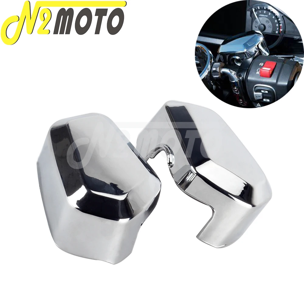 

Motorcycle Chrome Hand Brake Clutch Master Cylinder Covers Reservoir Cap For Honda Gold Wing GL 1800 Tour DCT Airbag 2018-2021