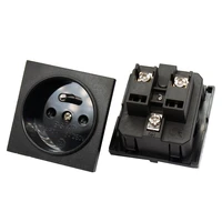 eurocode german 2 pin ac outlet wall socket adapter plug connector
