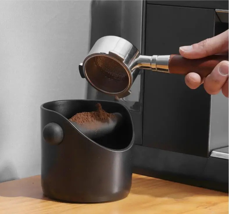 

Anti Slip Bin Coffee Grind Knock Box Coffee Grind Dump Household Coffee Tools Espresso Grounds Container Cafe Accessories