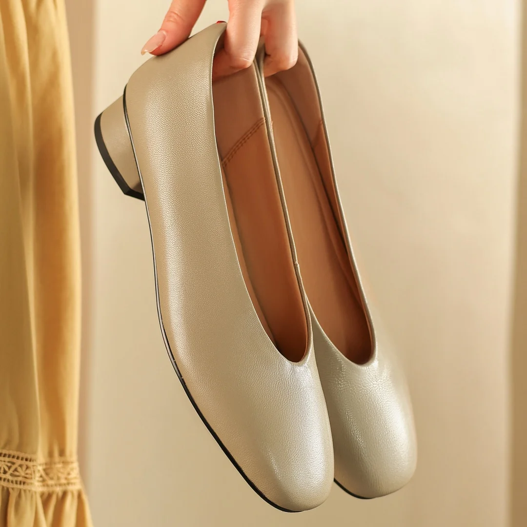 Женские туфли на плоской подошве большие размеры 34-41 элегантная повседневная