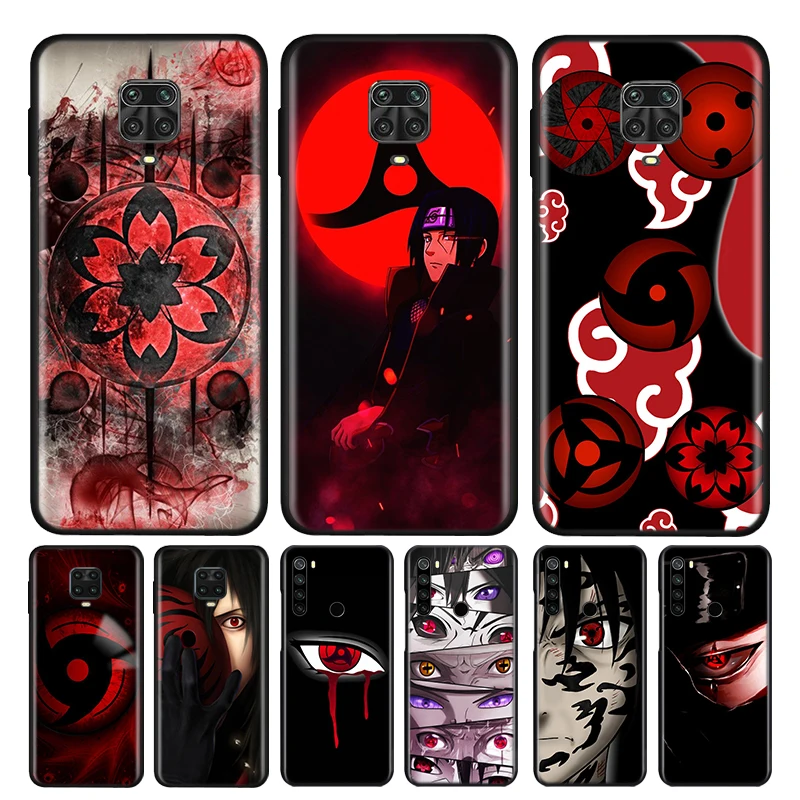 

Sharingan Naruto Silicone Cover For Xiaomi Redmi Note 11 10T 10 10S 9 9S Pro Max 9T 8T 8 7 6 5 Pro Phone Case Coque