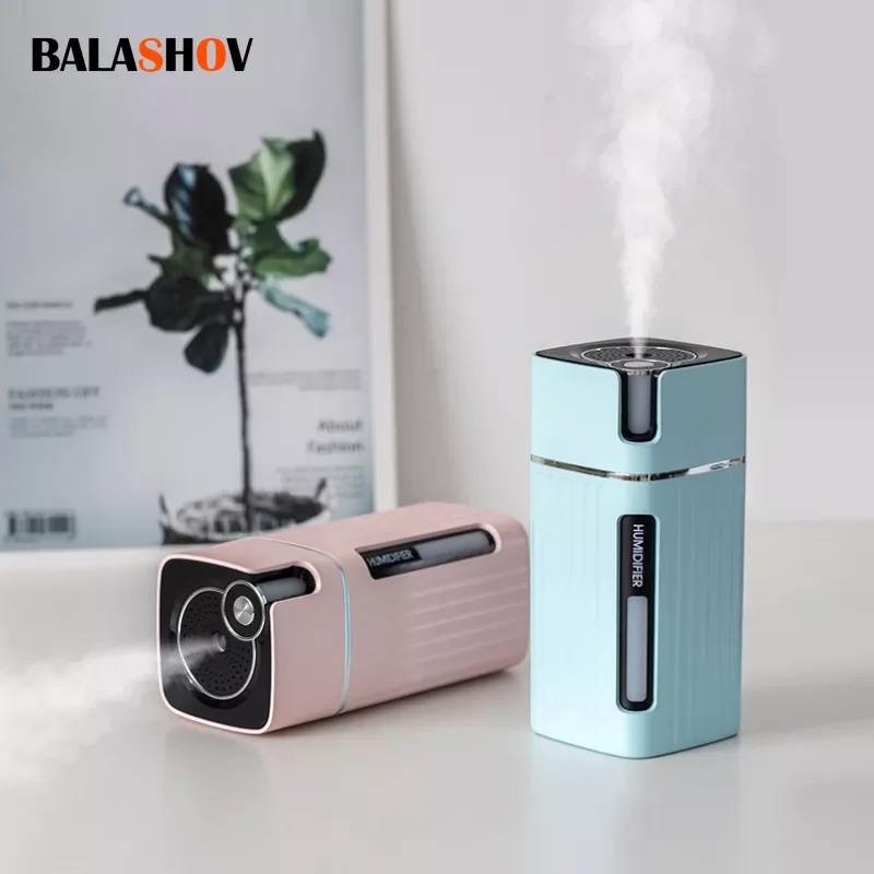 

NEW2023 USB Air Humidifier Smart Portable Aroma Diffuser Ultrasonic Cool Mist Aroma Diffuser With Color LED Light For Office Car
