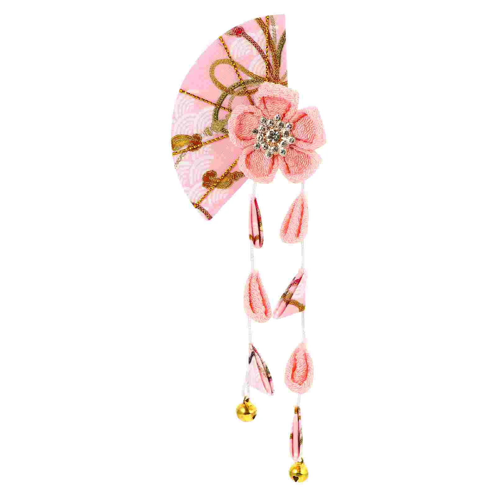 

Japanese Style Headgear Hair Accessory Flower Jewelry Kimono Accessories Headdress Clip Women's Sakura Tassel Classic