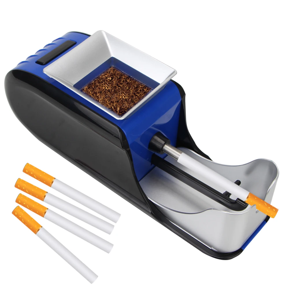 

Tobacco Roller DIY Electric Automatic Filling Materials Tobacco Rolling Injector EU/US Plug Cigarette Rolling Machine