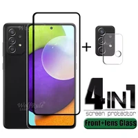 for samsung a53 a51 a71 a72 a52 lens glass4 in 1 for samsung galaxy a52 glass for samsung a52 tempered glass screen protector