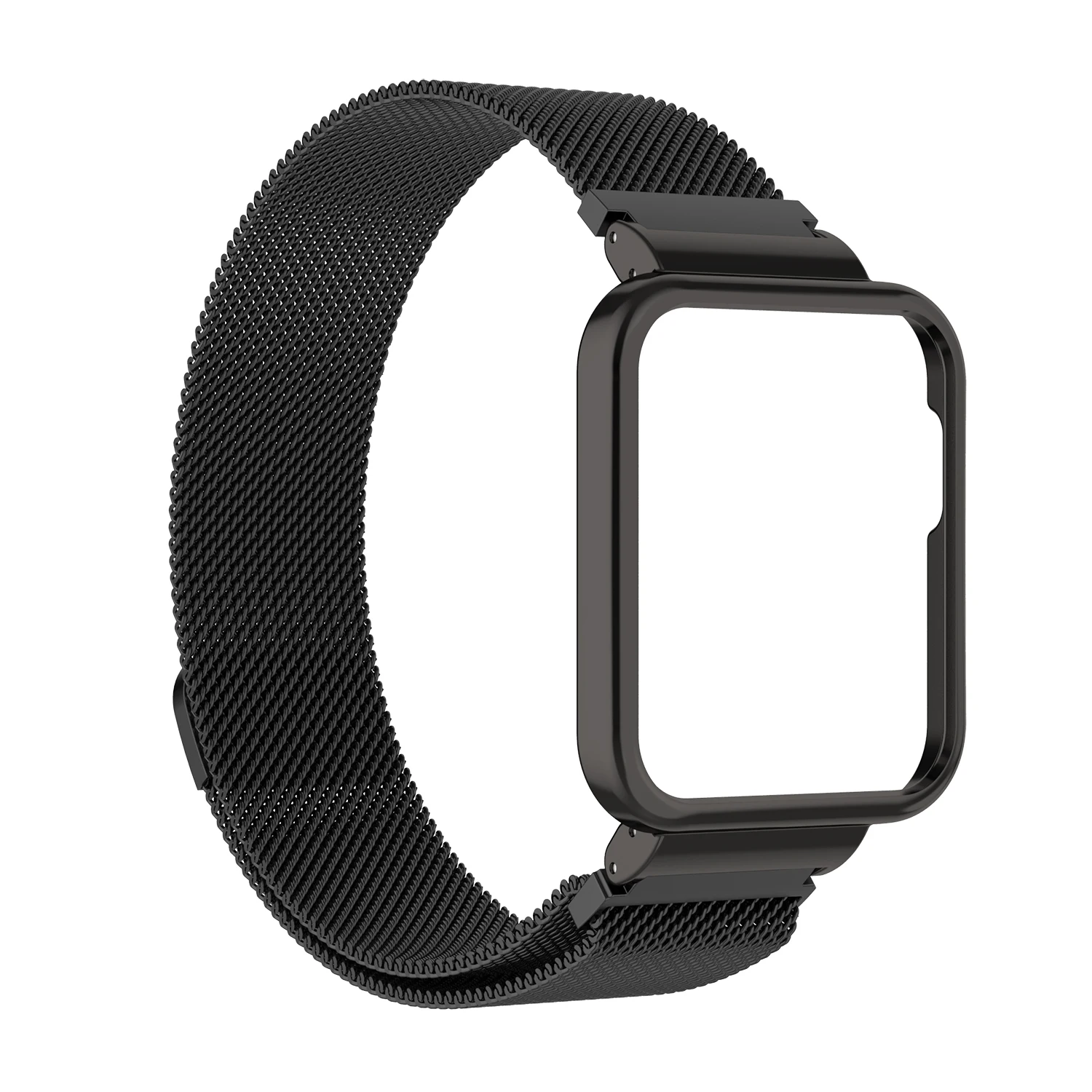 Ремешок для Xiaomi Redmi Watch 2 Lite Band Mi с металлическим защитным чехлом бампер магнитный