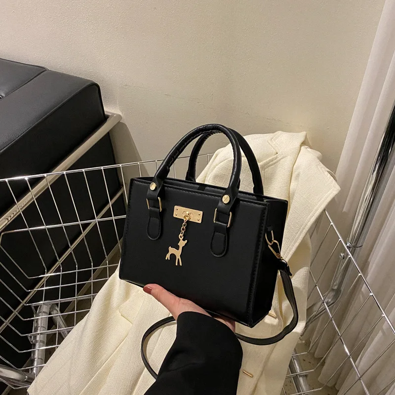 

Маленькие однотонные дорожные сумки-тоуты, роскошные дизайнерские дамские сумочки на ремне