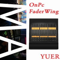 onpc fader wing console with flight case for party disco dj bar equipment dmx512 profession ma stage effect light controller