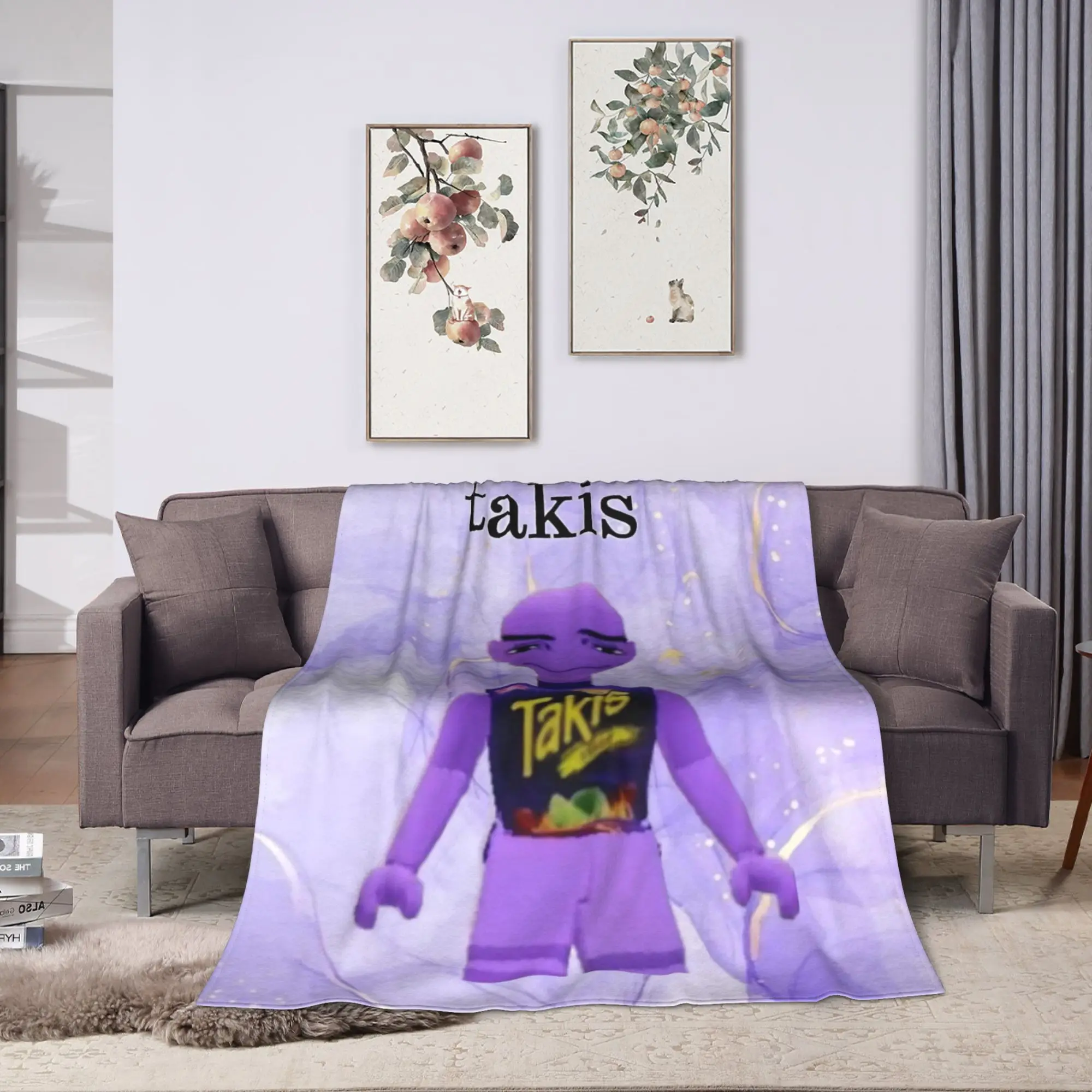 Фото Одеяло Takis Chili Chips, супер теплое плюшевое одеяло с принтом для гостиной, пикника, фланелевое покрывало, покрывало на кровать №2