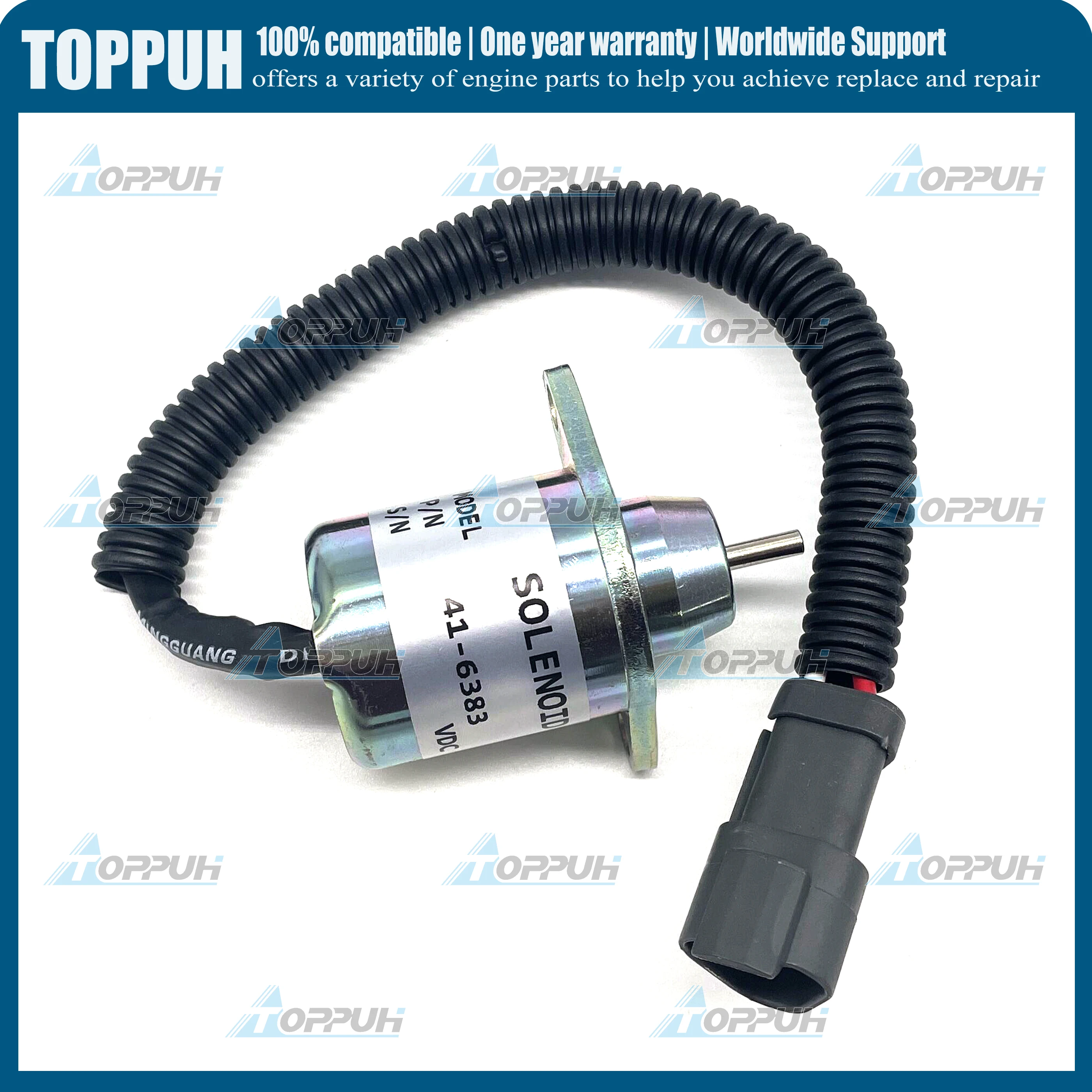 Соленоод остановки отключения 12 В TK 41-6383 для Thermo King Yanmar 41-4306 1503ES-12S5SUC11S SA-4920 SA-4564 SA-4817