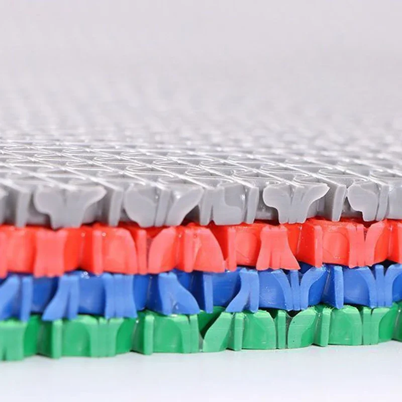 Поливинилхлоридный напольный коврик для ванной противоскользящий сетчатый слив