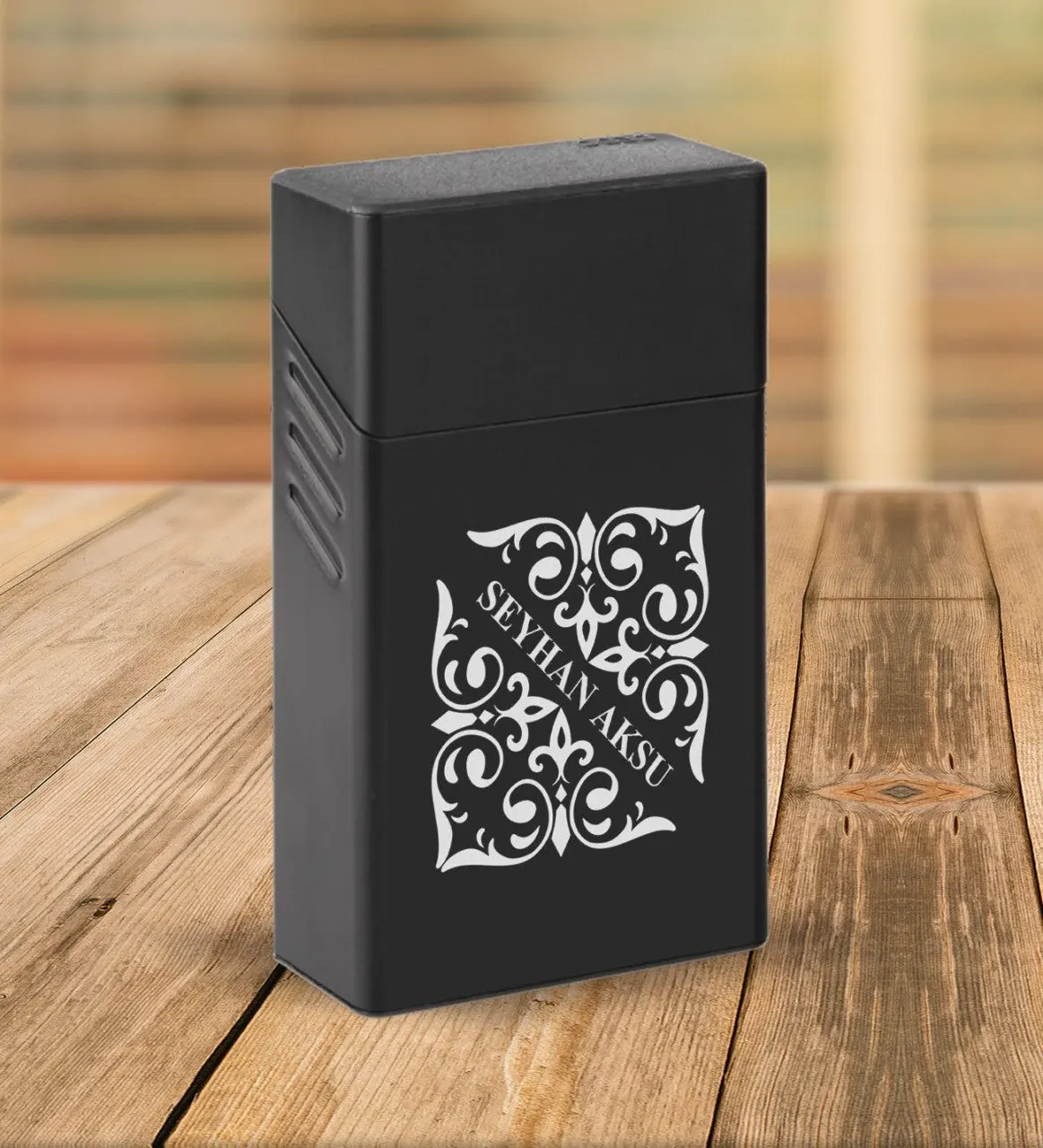 

Индивидуальная черная прикосновение/металлическая сигарета стройного размера