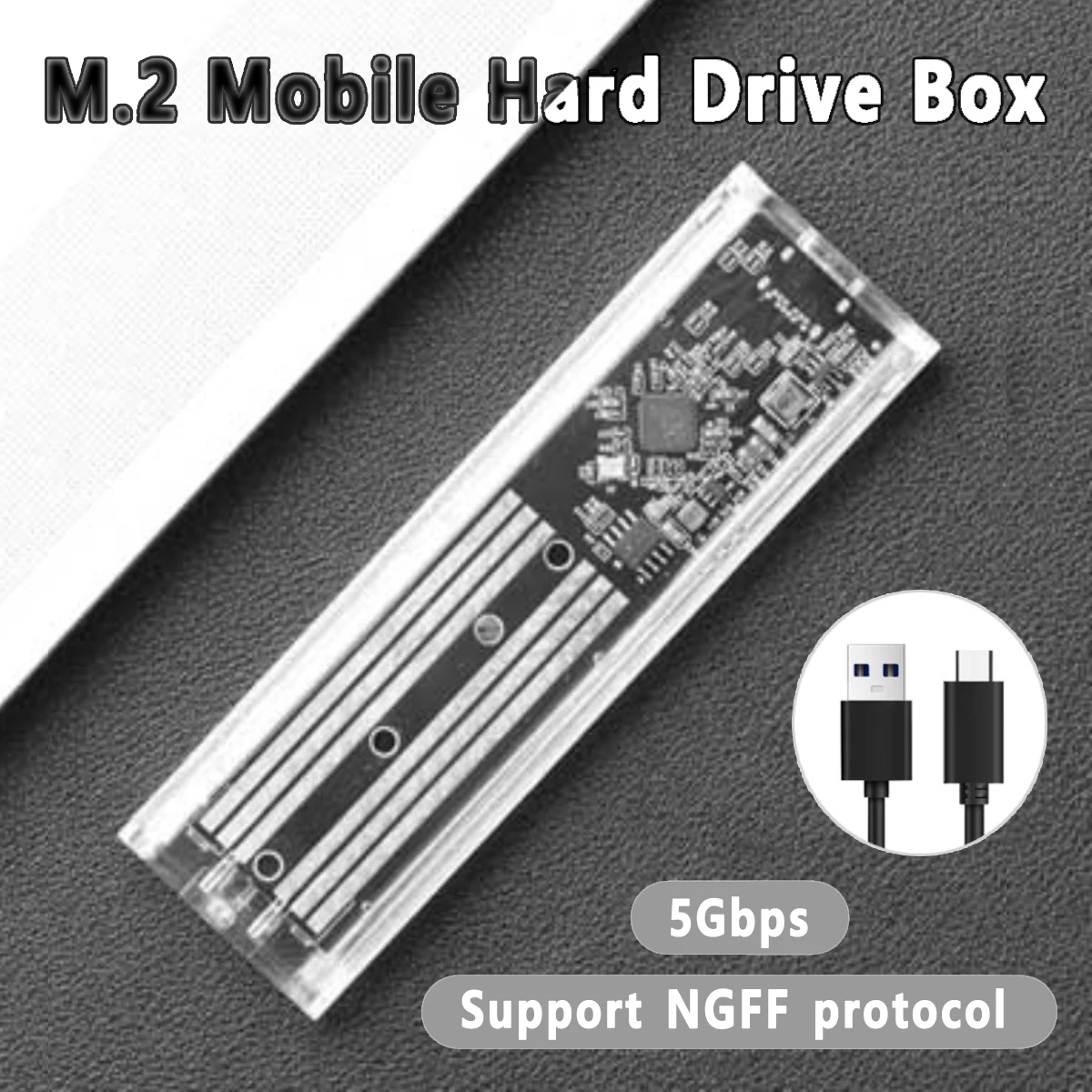 Адаптер для SSD-накопителя USB 3 1 Gen на M.2 SATA NGFF внешний твердотельный накопитель