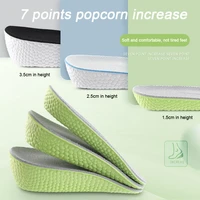 invisible inner heightening pad sneaker half cushion seven point height increase insole sports shoes boost pads for men women