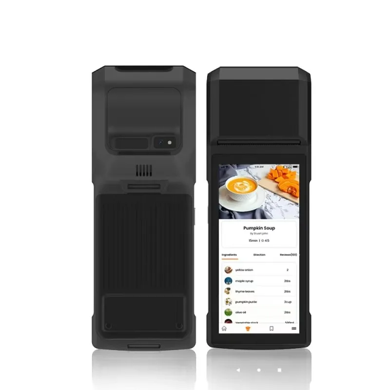 Фото Мобильный POS-терминал на Android 13 с функцией кассового аппарата и подключением по Wi-Fi №1