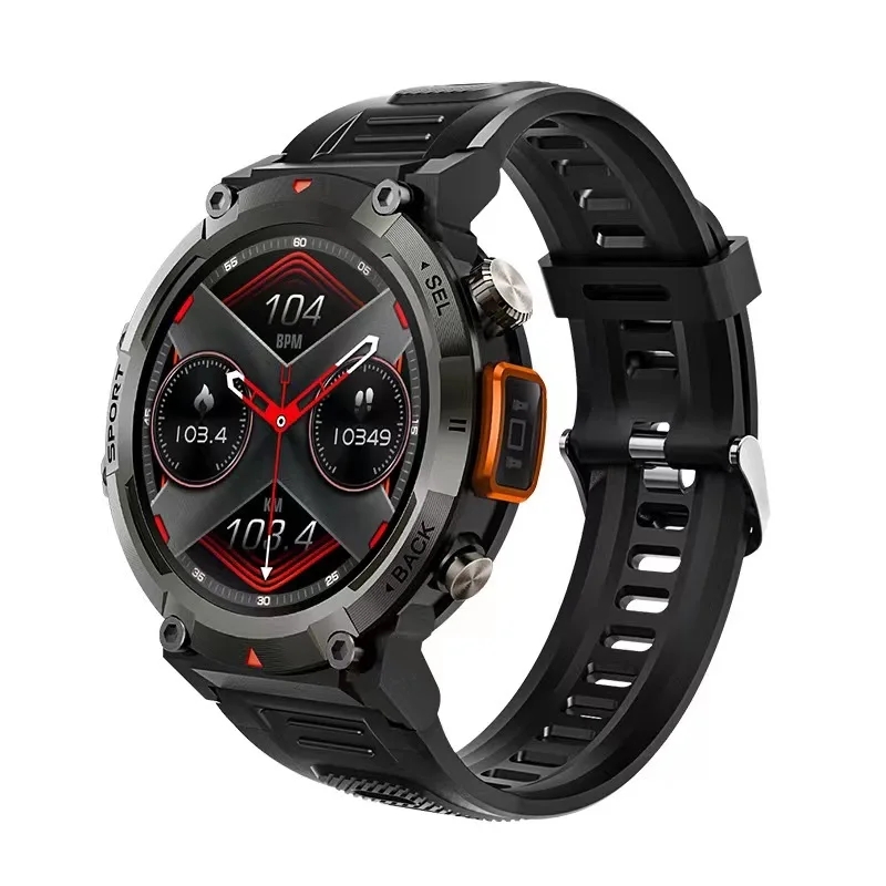 

S100 New Smart Watch Men's 2023 1.45 Inch TFT Flash HD Screen BT 5.0 Night Running Fitness Flashlight Heart Rate Blood Pressure