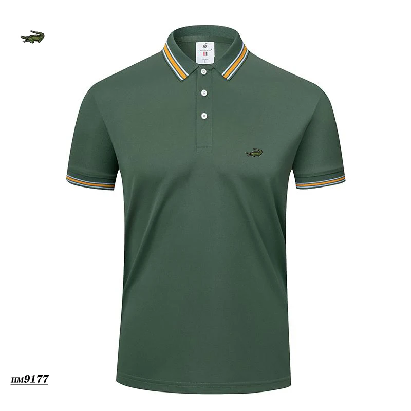 

2023 Fashion Summer Sports New Men's Quick-Drying Polo Shirt BusinessCasual Short-Sleeved Polo