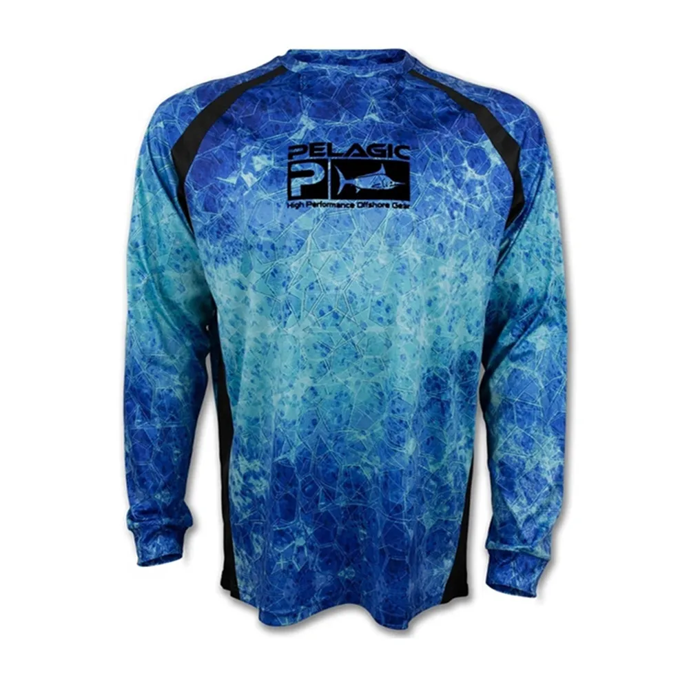 

Pelagic Fishing Clothes Uv Protection Fishing Shirts Outdoor Summer Long Sleeve Fishing Clothing UPF 50+ Jersey Camisa De Pesca