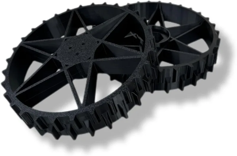 Фото 2 шт. приводное колесо газонокосилки для Gardena R38Li R40Li R50Li R70Li R80Li Husqvarna Automower 105/305/308, больше захвата №4