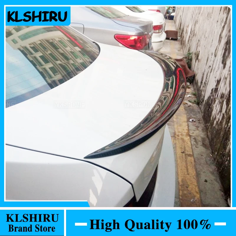 Задний спойлер для BMW E90 P, утки из углеродного волокна с дополнительным типом крыльев багажника для 318i 320i 325i 330i 2005 2006 2007 2008-2011 E90 седан