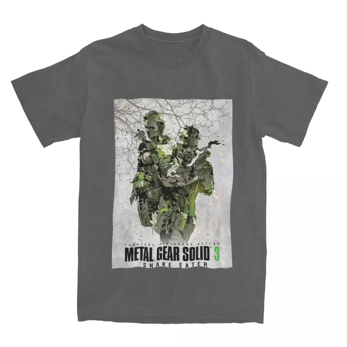 Мужская футболка с коротким рукавом и круглым вырезом из натурального хлопка