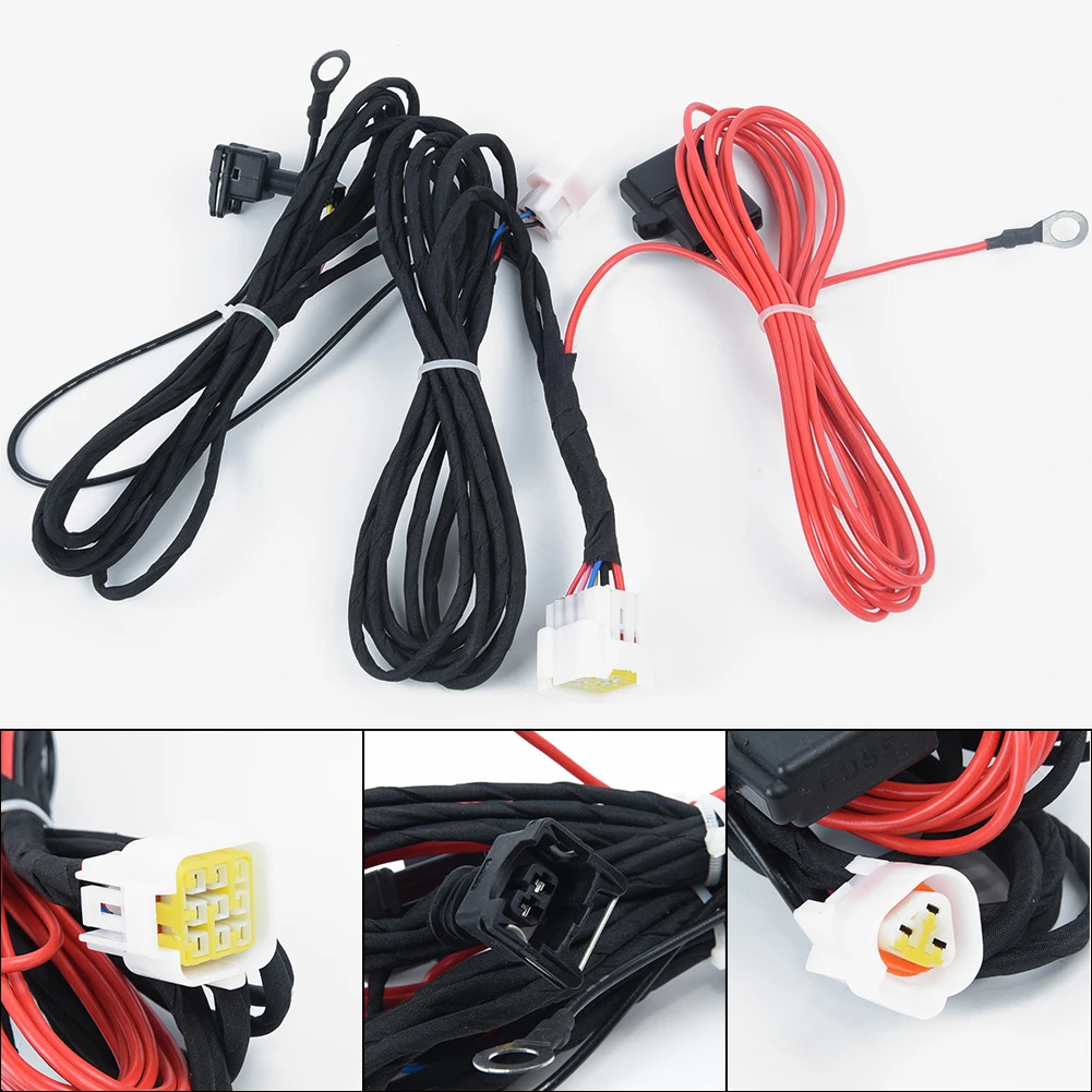 

Portable Useful Durable New Cable Adapter Black Loom Power Supply 5.5M Accessories Split Machine Diesel Wiring