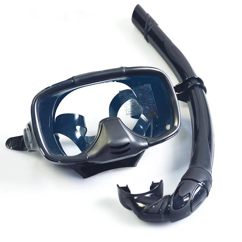 

Diving Mask Snorkel Set Hunting ing Scuba Spearfishing Silicone Dry Dive Equipment