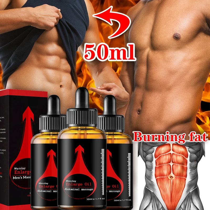 

50ml Poderoso Mais Forte Músculo Abdominal óleo Essencial Homem Forte Anti Celulite Gordura Queima De Perda De Peso Produto
