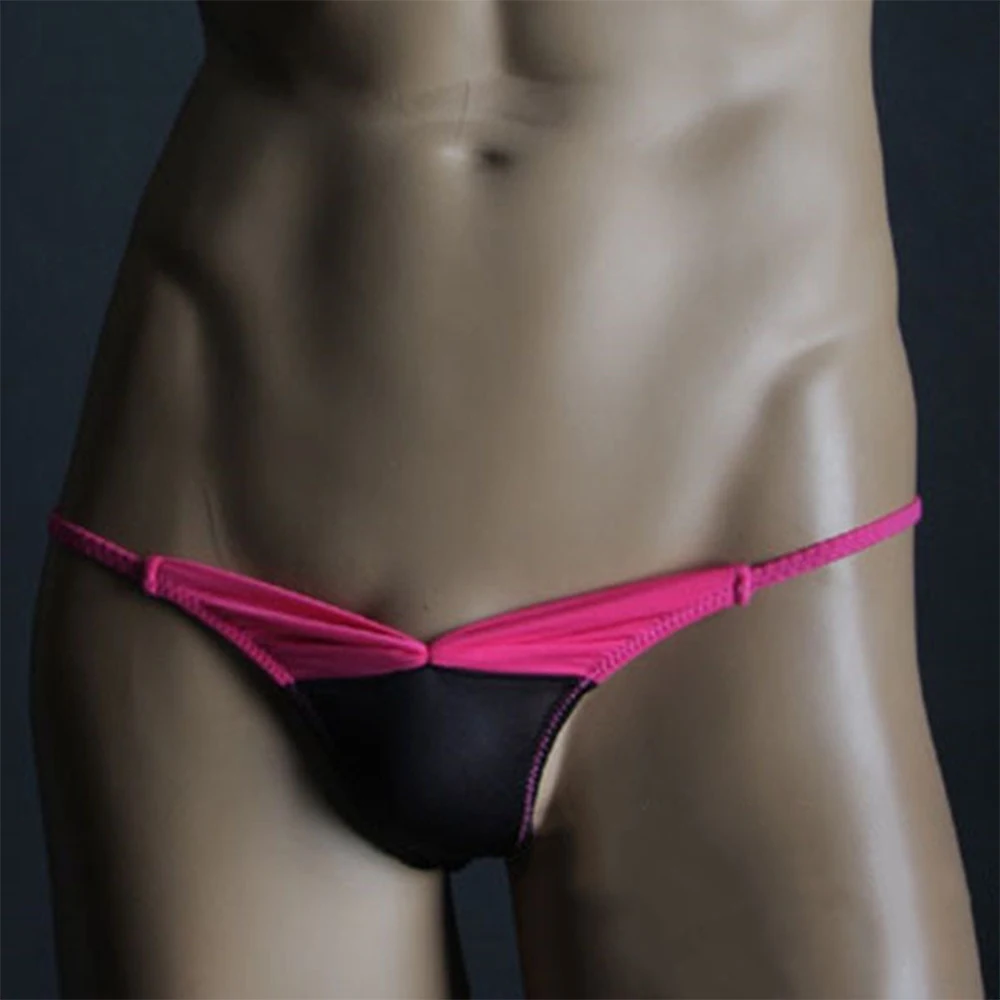 

Accessories T-Back Thong Underpants Undies Bikini Briefs Comfortable Elastic Exposed Butt G-String Ice Silk Knicker