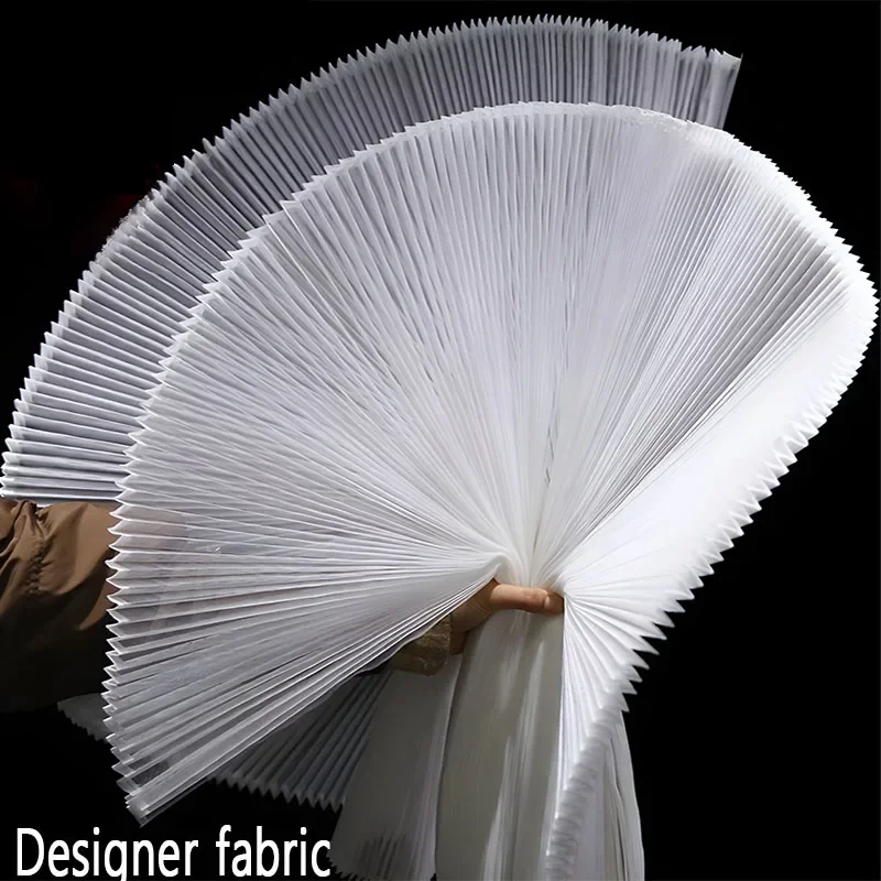 Плиссированная органза 100% полиэстер