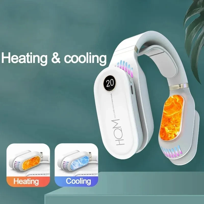 

Мини-вентилятор для шеи Xiaomi, воздухоохладитель без лопасти, USB-вентиляторы без листов, охлаждающий кондиционер, переносной шейный вентилятор с теплым H