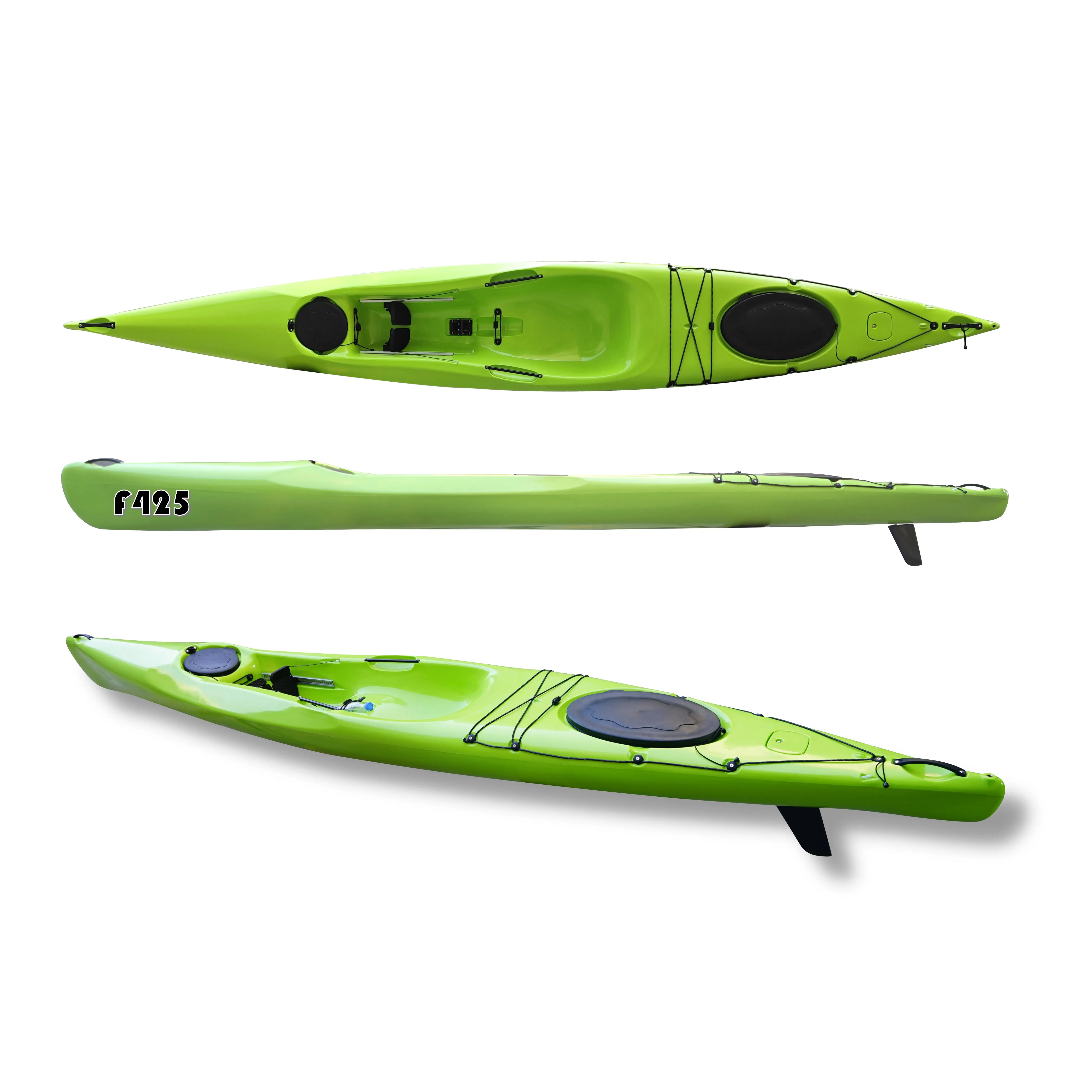 4 25 м HDPE surfski F425 для тренировок и путешествий байдарка 2-слойная 3-слойная твердая