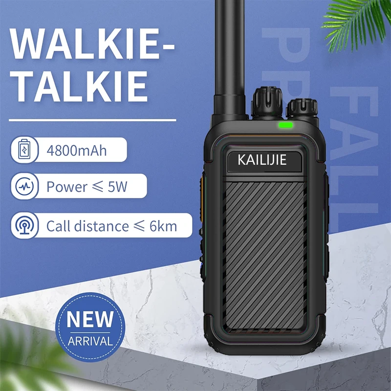 

KAILIJIE Walkie Talkie Long Range Ham Radio Dual Band Two Way Radio Powerful Handheld Transceiver one key copy frequency