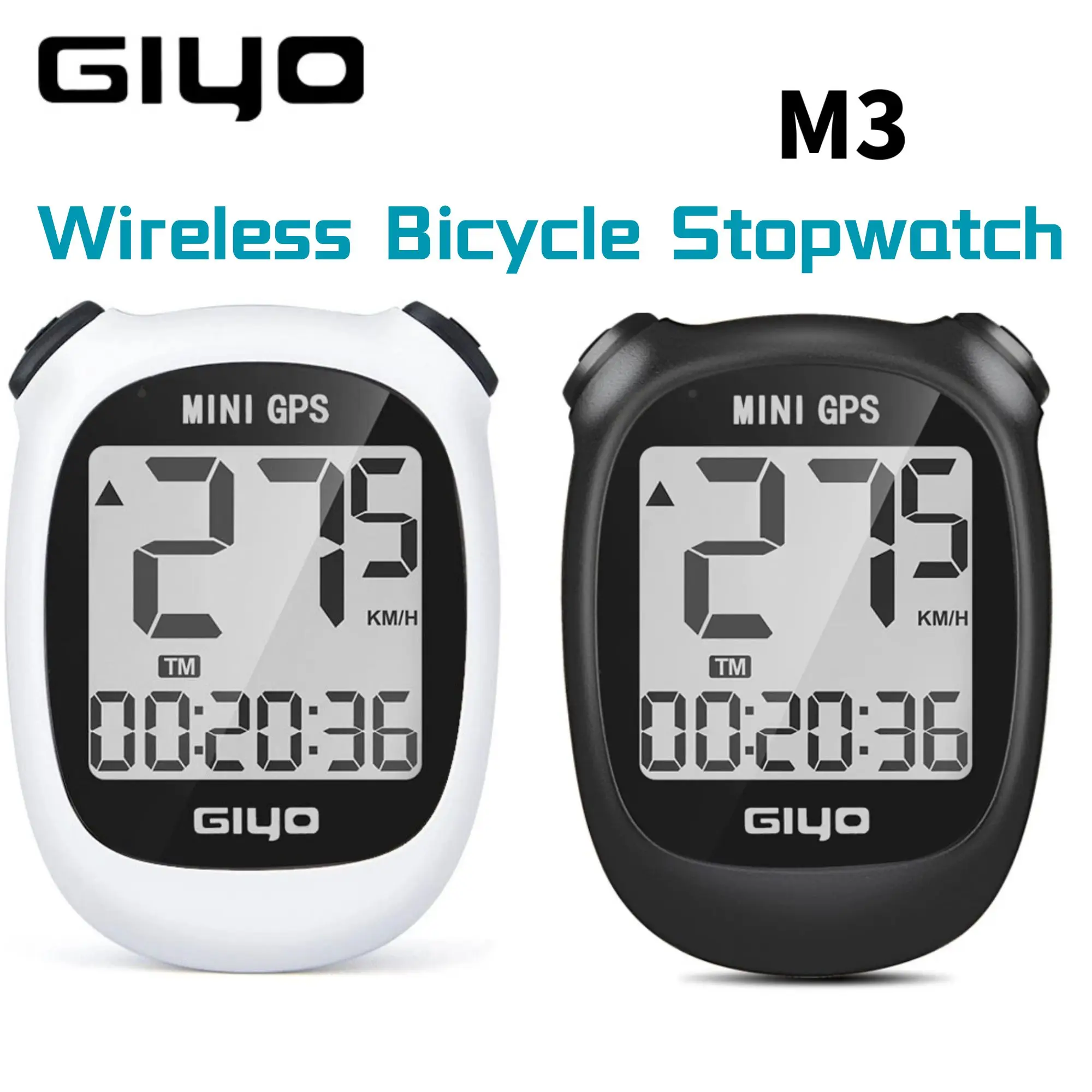 

GIYO M3 Cycling Computer Bike Mini GPS Wireless Road Bicycle Stopwatch Waterproof Velocimeter Odometer LCDDisplay Bike Equipment