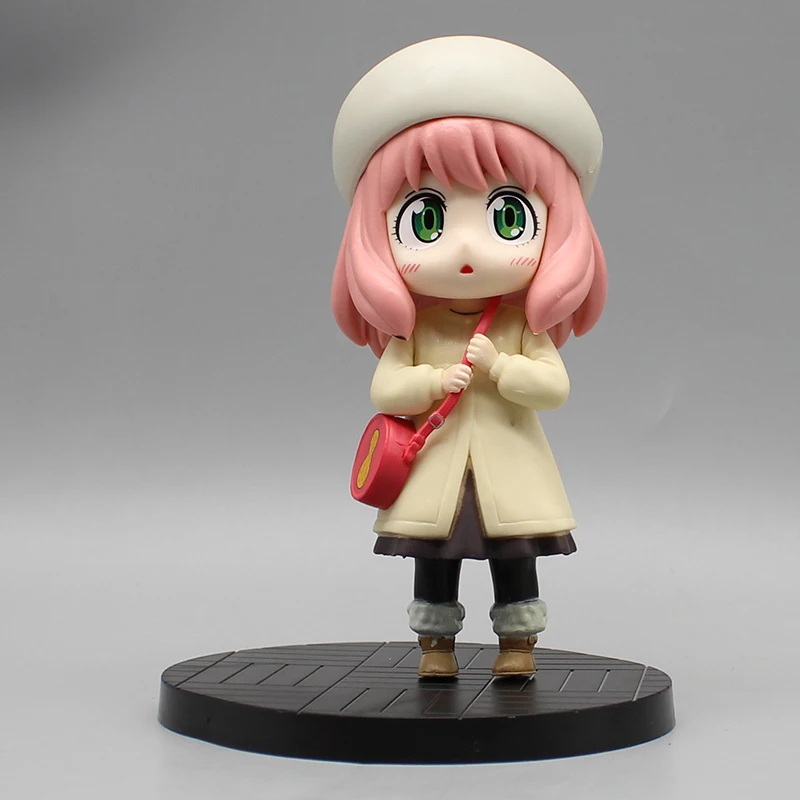Аниме Anya Forger Фигурка Spy X Family Одежда Шляпа Одевание Фигурки ПВХ Мультяшная милая