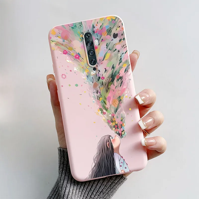 Чехол для Oppo Reno 2 2F 2Z Модный чехол с бабочкой мягкий телефона из ТПУ Reno2 F Rene Reno2F Reno2Z