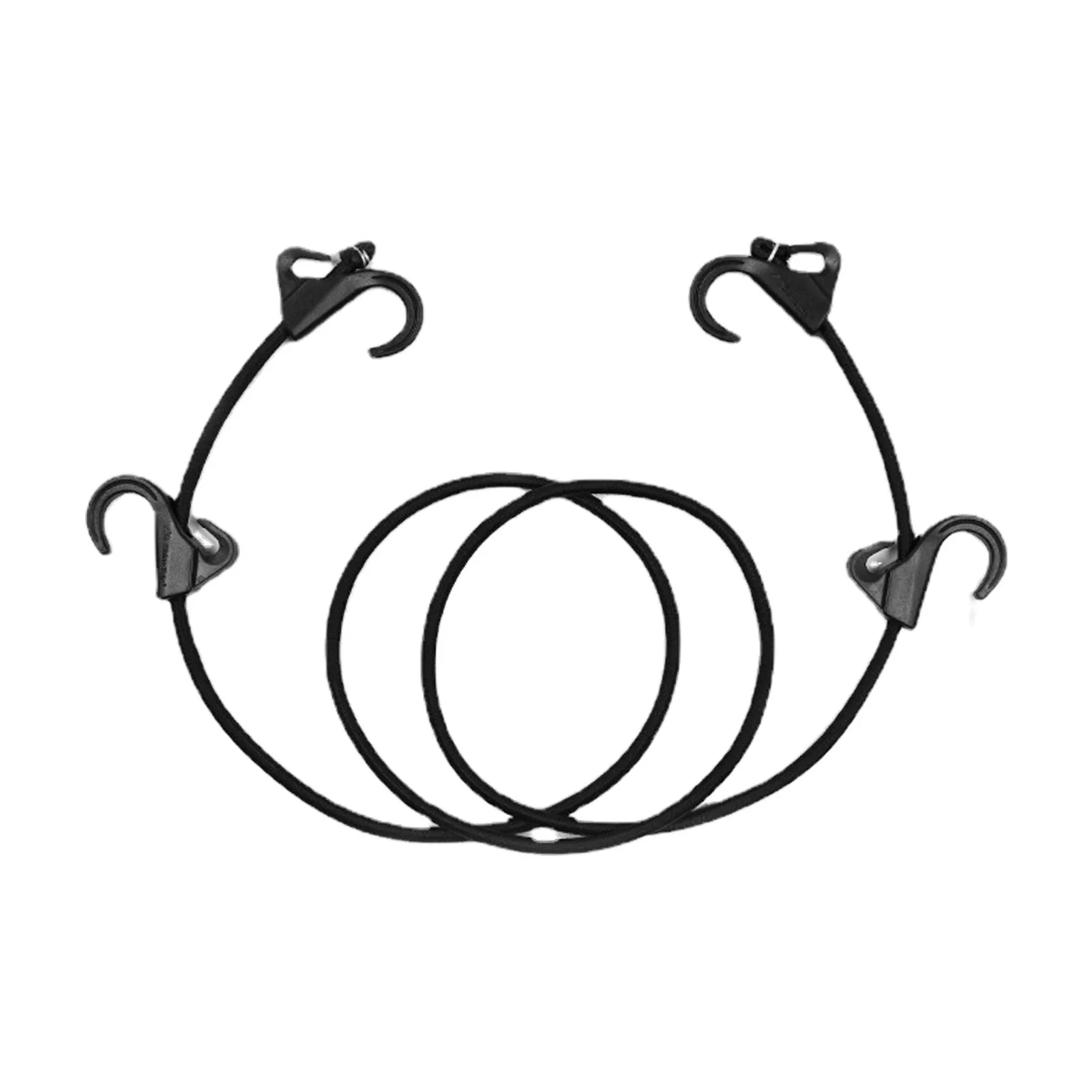 

Bungee Strap Bungee Cords For Camping Rope Tie Downs Bungee Cords With 4 Hooks 63 Inch Long Bungee Cords Black Elastic Rope For