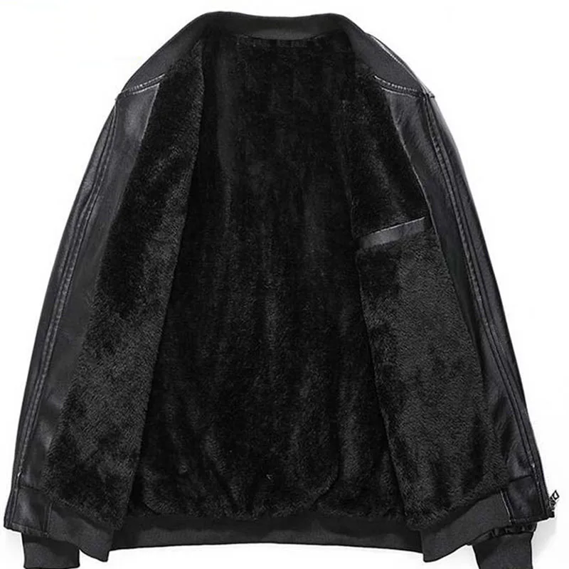 Осень/зима 2023 модные повседневные кожаные черные приталенные куртки деловое